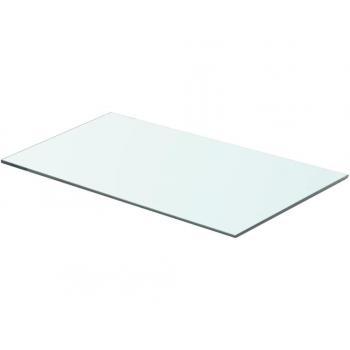 Panneau en verre transparent 60 x 30 cm