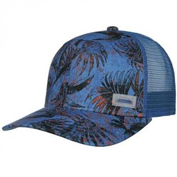 Stetson Vilco Blaue Organic Leinen Nachhaltige Trucker Cap One Size