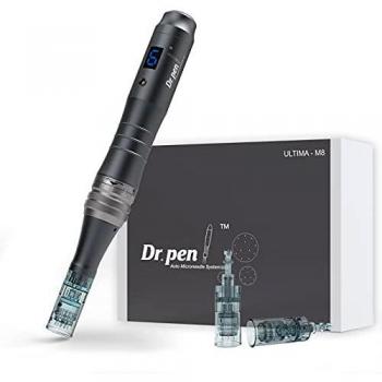 Dr.pen Ultima M8 Rechargeable Micro Needling Pen Bundle with 10 Cartridges