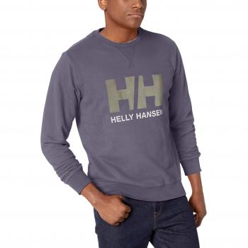 Sudadera Helly Hansen HH Logo Crew para Hombre, Azul, Talla L
