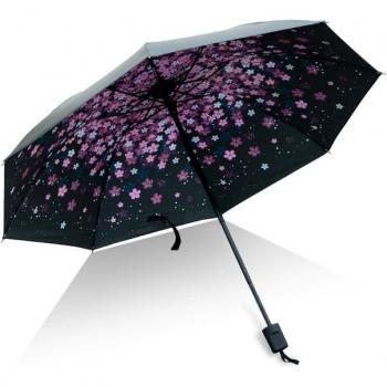 Waterproof Sakura Furl Umbrella with Internal Printing