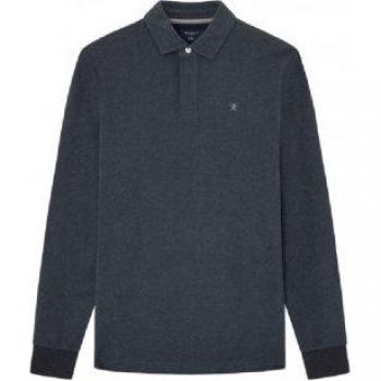 Polo Rugby Hackett A Maniche Lunghe Asphalt M