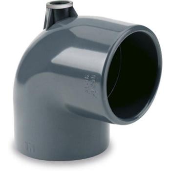 Codo 90º PVC encamisado presión R-H 160x2