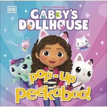 DK Pop-Up Peekaboo Gabby's Dollhouse Board book Book in White