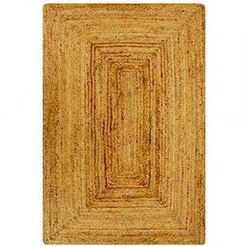 Handmade Rug Jute Natural 120x180 cm