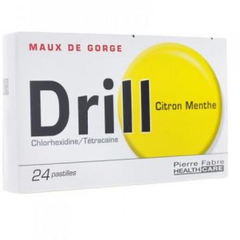 Drill Citron Menthe 24 Pastilles à Sucer