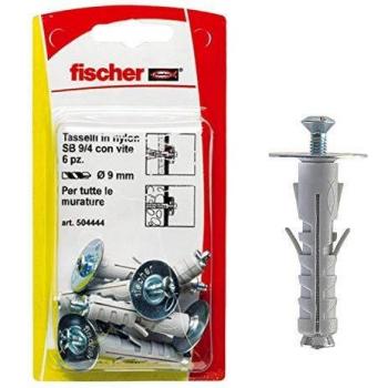 Fischer 6 Tasselli SB 9 con Vite T.S.C