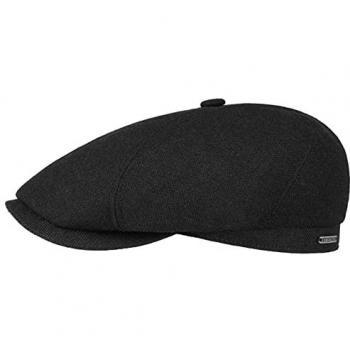 Stetson Schirmmütze aus Wolle und Kaschmir, Gr. 61 cm, Fb. schwarz