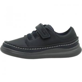 Sapatilhas Infantis Clarks Crest Aero T na Cor Azul