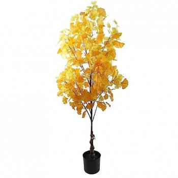150cm Artificial Yellow Ginkgo Tree with 510 Leaves