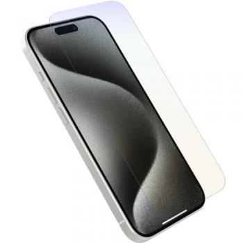 Escudo Transparente Otterbox Pro con Filtrado de Luz Azul y Propiedades Antimicrobianas para iPhone 15 Pro