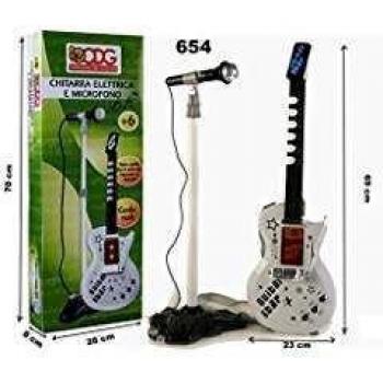 Chitarra Elettrica B/O con Microfono Glooke