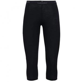Icebreaker Legless Merino‑Leggings für Frauen – Größe XL – Schwarzer Farbton – 175 cm