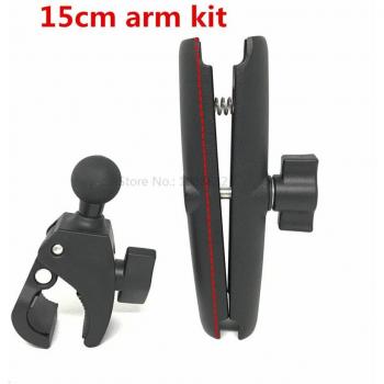 RAM Mounts Aluminum Suction Cup with Double Ballhead and Socket Arm for GoPro