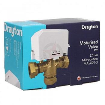 Drayton 22mm 3 Prt Mid Pos Vlv MA1/679-3