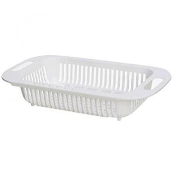 Isla de Cocina Compacta con Sistema Plegable y Almacenamiento Blanco