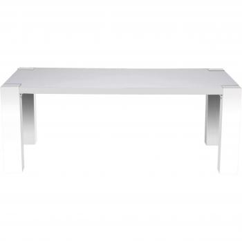 Weißer Hochglanz-Esstisch Aksel von AC Design, 200 × 75 ×