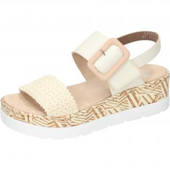 Rieker Keilsandale beige Damen Größe 38