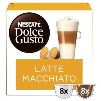 Nescafe Nescafe Dolce Gusto Latte Macchiato Coffee 16 Capsules (Pack 3) 12416323