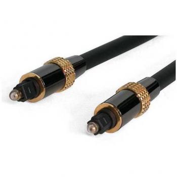 Cable Óptico 6 Metros SPDIF Premium Negro