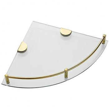 Regazo de Esquina de Baño con Vidrio Temperado TransparentGold