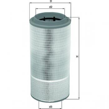 Filtro de aire Mahle Original LX 2109