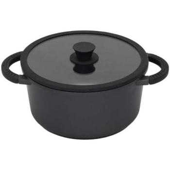 Aluminium Gourmet – Faitout 28 cm avec couvercle en verre et ventilation