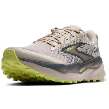 Brooks Cascadia 19 – Tissu Beige Grisé – 48,5