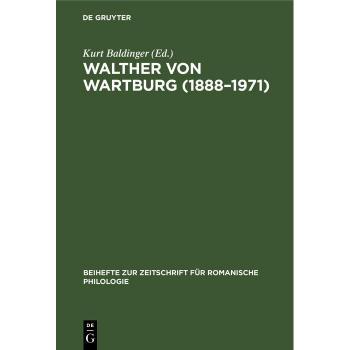 Vitalsource Technologies, Inc. Walther von Wartburg (18881971)