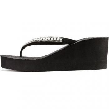 Lascana Vegan Badeschuh Zehentrenner Damen Gr. 37