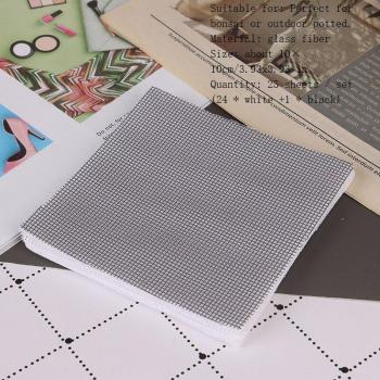Fish Tank Aquascape Mesh Plate 8x8cm for Plant Fixation