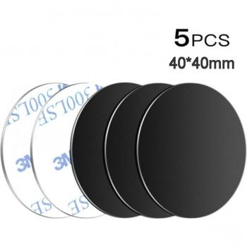 Kit de 5 Discos Magnéticos para Soporte de Teléfono Automático