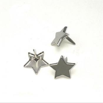 Tachuelas Redondas de Metal Plateado para Manualidades, 20 Uds