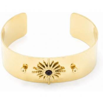 Luxenter Onyx Stralende Armband 18K Goud