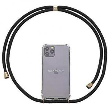 Custodia per Smartphone Necklacy con Corda Nera