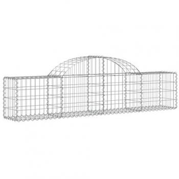 Cesti Gabbioni in Ferro Zincato 40 pz 200x30x40/60 cm