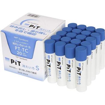 Tombow Colorless Glue Stick PiT S Size 20 Pieces