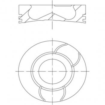 Piston MAHLE ORIGINAL 021 PI 00123 002