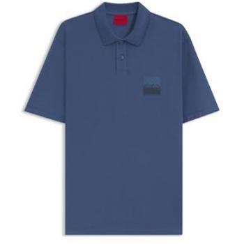 Polo casual HUGO Dusplity M bleu