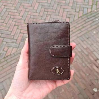 Portamonete Castelijn & Beerens Gaucho Marrone