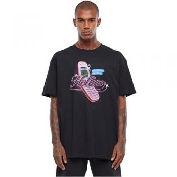 T-shirt Mister Tee Hotline Oversize Nera XL
