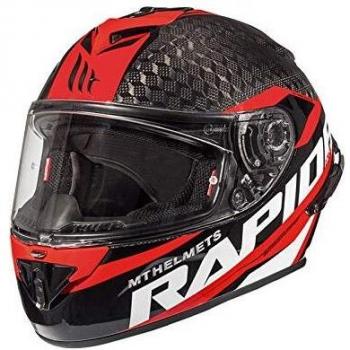 Mt Carbon Rot 2019 Rapide Pro Motorradhelm