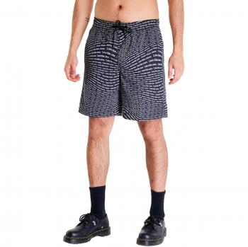 Bañador Negro para Hombre con Logo en Contraste Calvin Klein