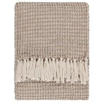 Yard Lorne Waffle Fringed Throw