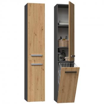 Nel IV Anthrazit Badezimmerschrank mit modernem Design