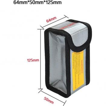 Li-Po Fireproof Charging Bag 64*50*125MM