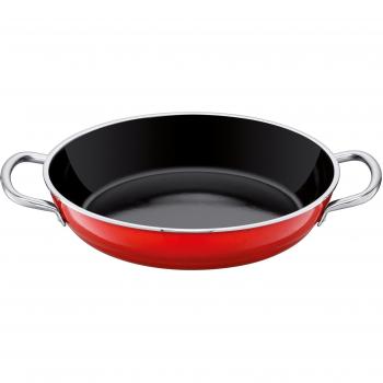 Silit Energy Red – 28‑cm unbeschichtete Schmorpfanne aus Keramik