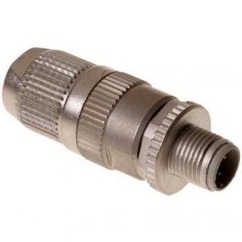 Harting M12 Data Cable, Straight Plug, 4 Pins
