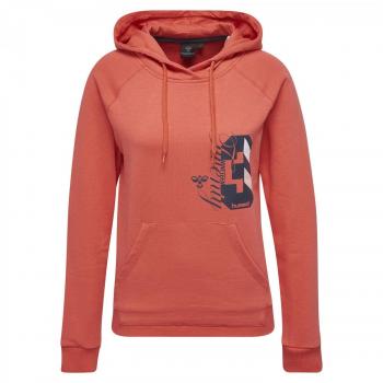 Hummel Damen Cap-Hoodie Classic Bee Venus 33559 Deep Sea Coral S