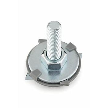 Butée avec vis guide zinc M8×30 pour profilés type C – pack de 100 pièces